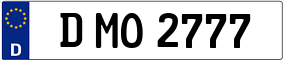 Truck License Plate